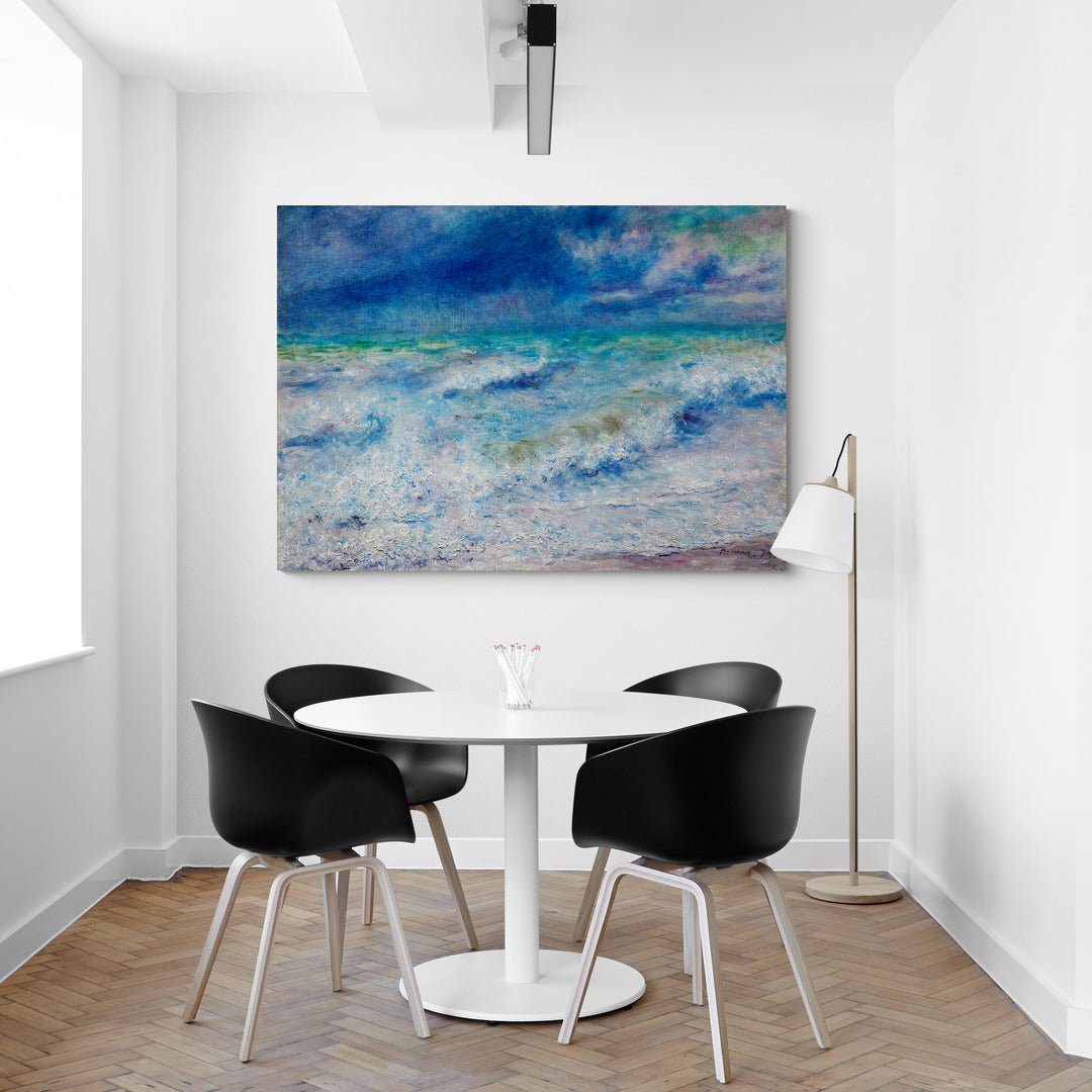 Dettaglio pittorico delle onde Renoir

