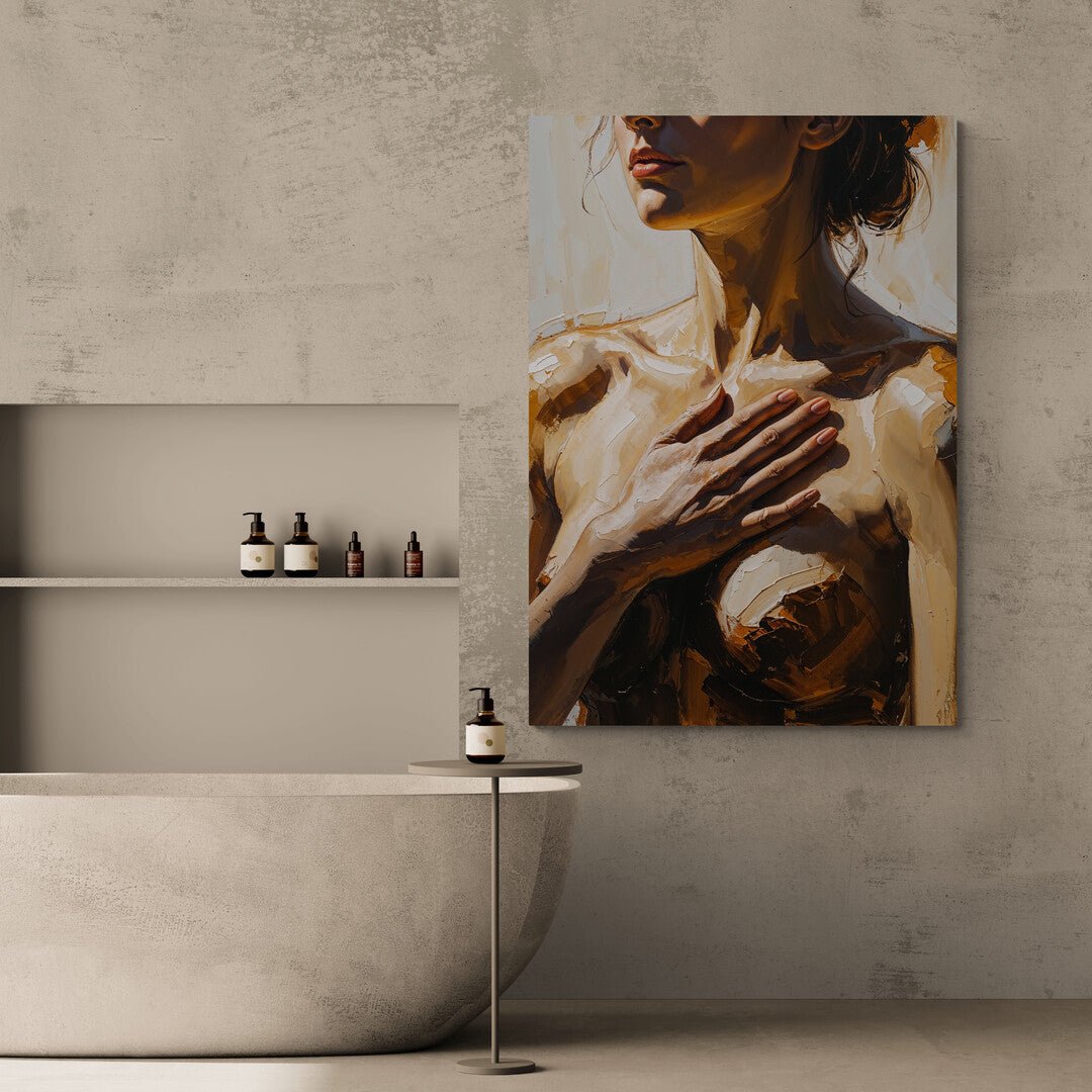 quadro verticale elegante per salotto e camera da letto