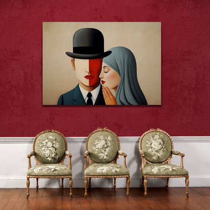 quadro romantico moderno su tela