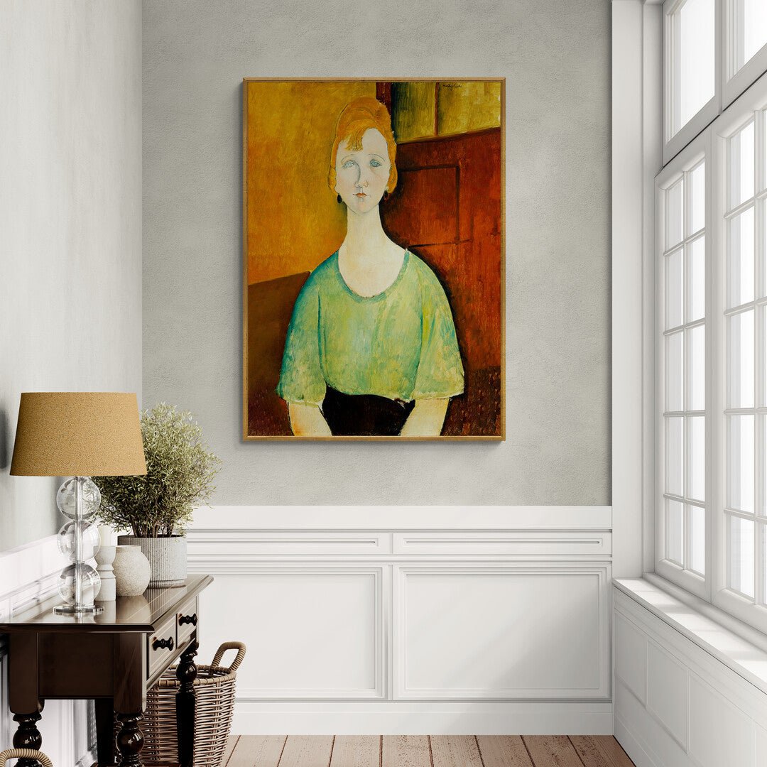 Ragazza in una camicetta verde Amedeo Modigliani