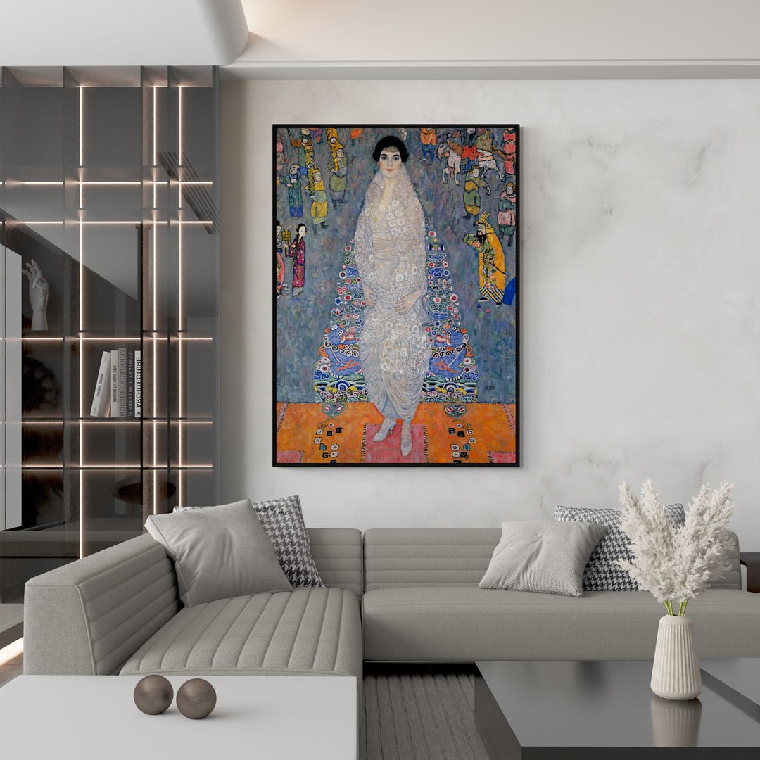 gustav klimt ritratto di elisabeth lederer riproduzione stampa su policotone