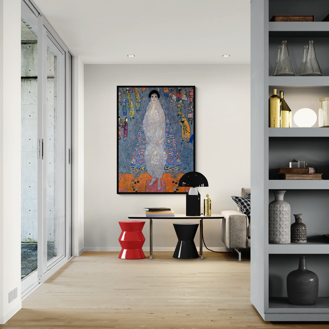 klimt ritratto femminile elegante fondo decorativo riproduzione in vendita online