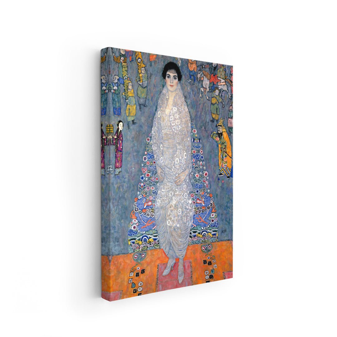 stampa artistica policotone klimt donna in abito chiaro stile viennese