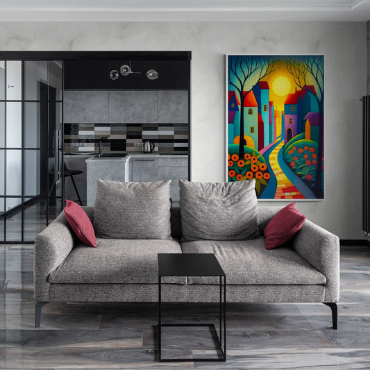 Die Auffahrt des Hauses 