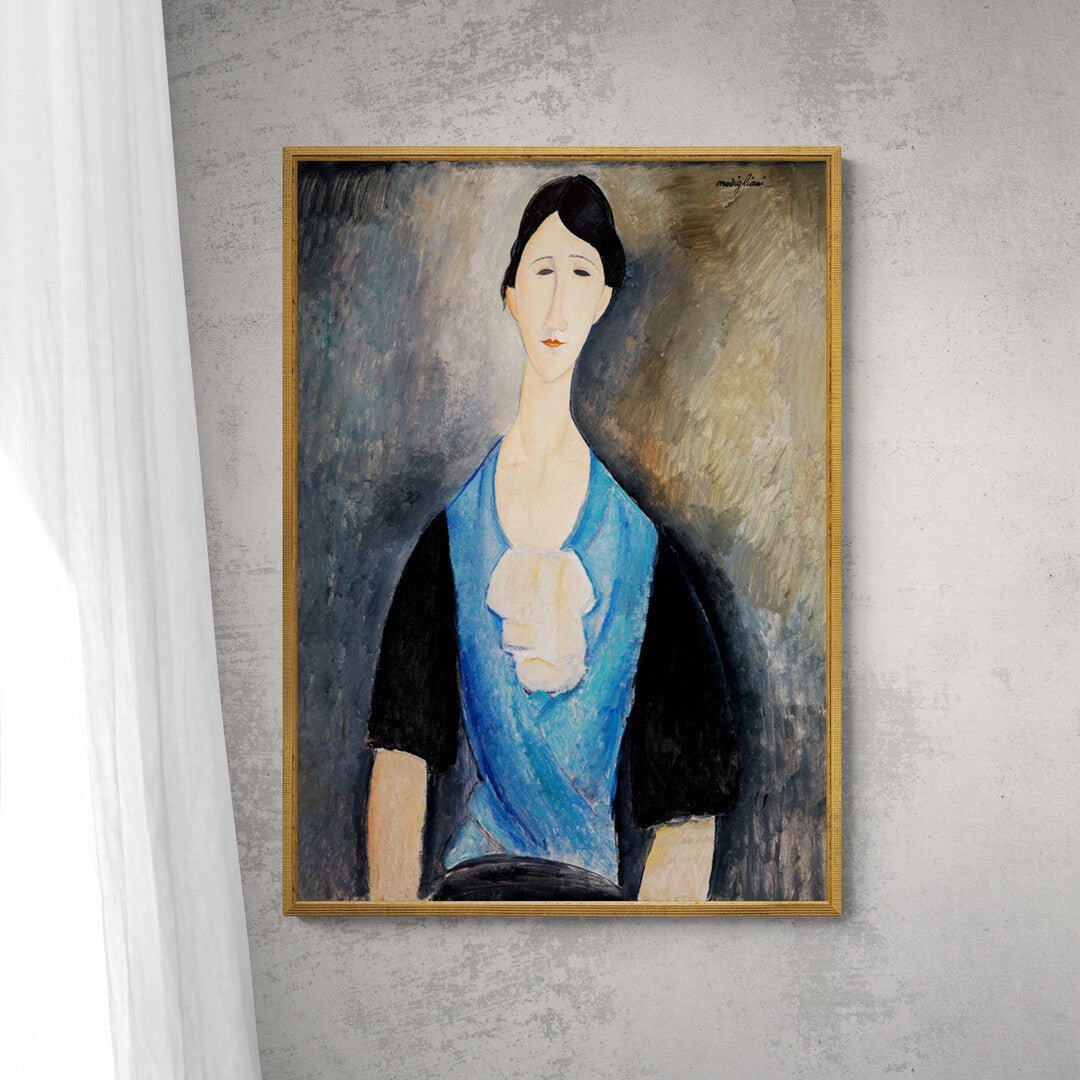 Giovane donna in azzurro Amedeo Modigliani