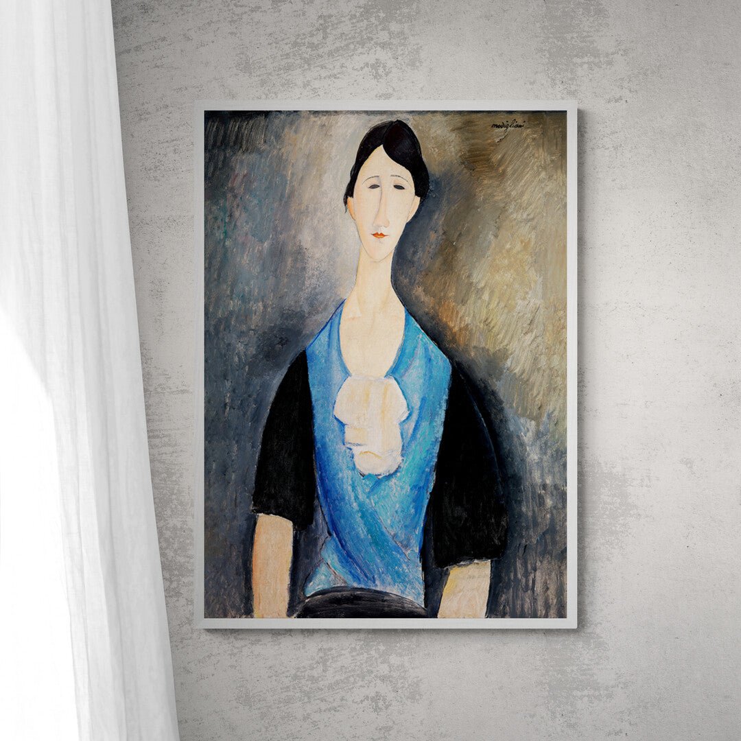 Giovane donna in azzurro Amedeo Modigliani