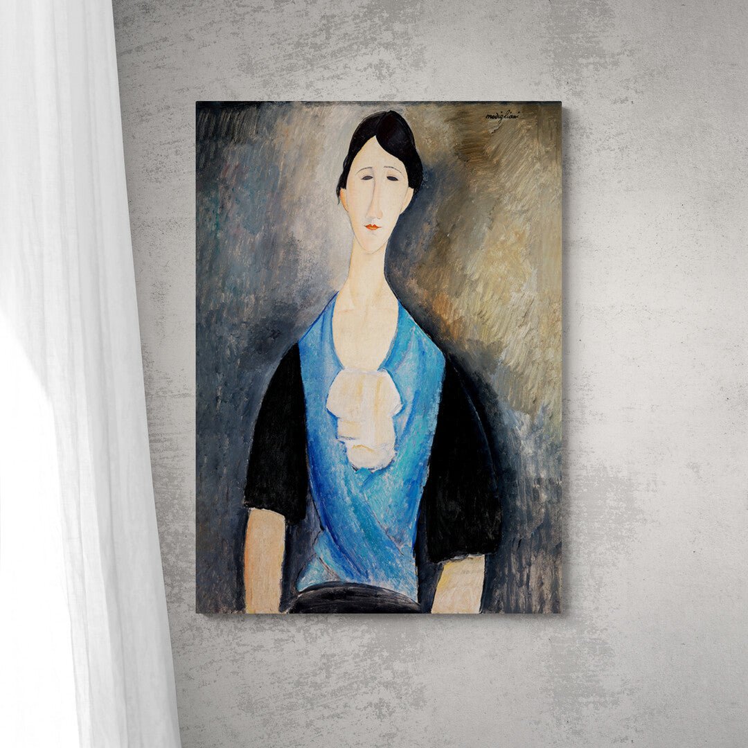 Giovane donna in azzurro Amedeo Modigliani