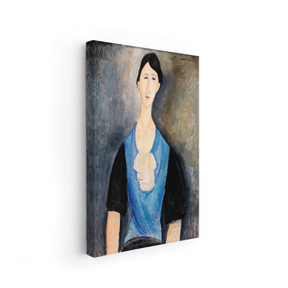 Giovane donna in azzurro Amedeo Modigliani