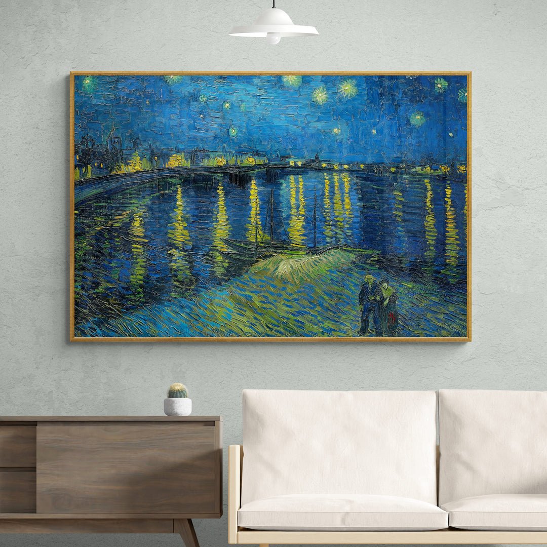 Notte stellata sul rodano Van Gogh