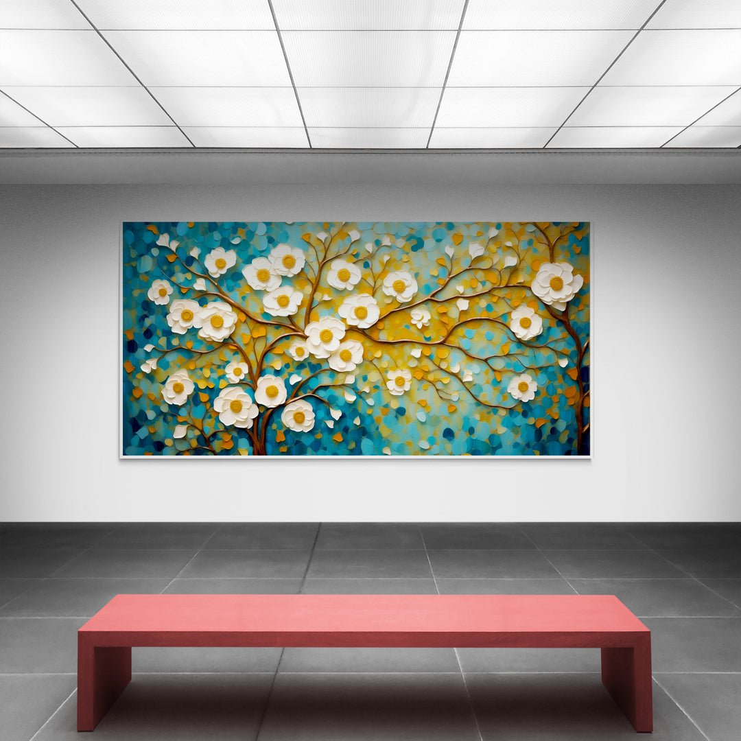 Luce tra fiori bianchi