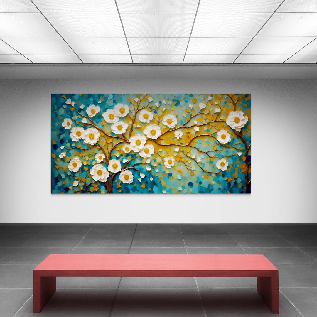 Luce tra fiori bianchi