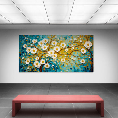 Luce tra fiori bianchi