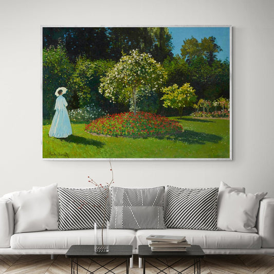 Signora in giardino a Sainte Adresse Claude Monet