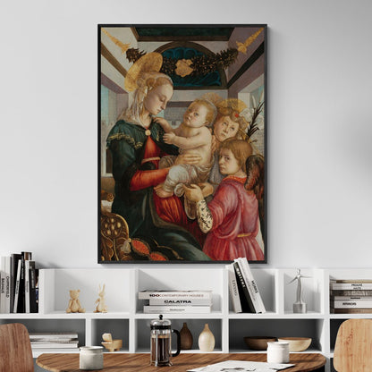 Madonna col Bambino e due Angeli Sandro Botticelli 1470