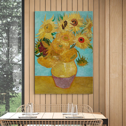 Vaso con dodici girasoli Vincent van Gogh