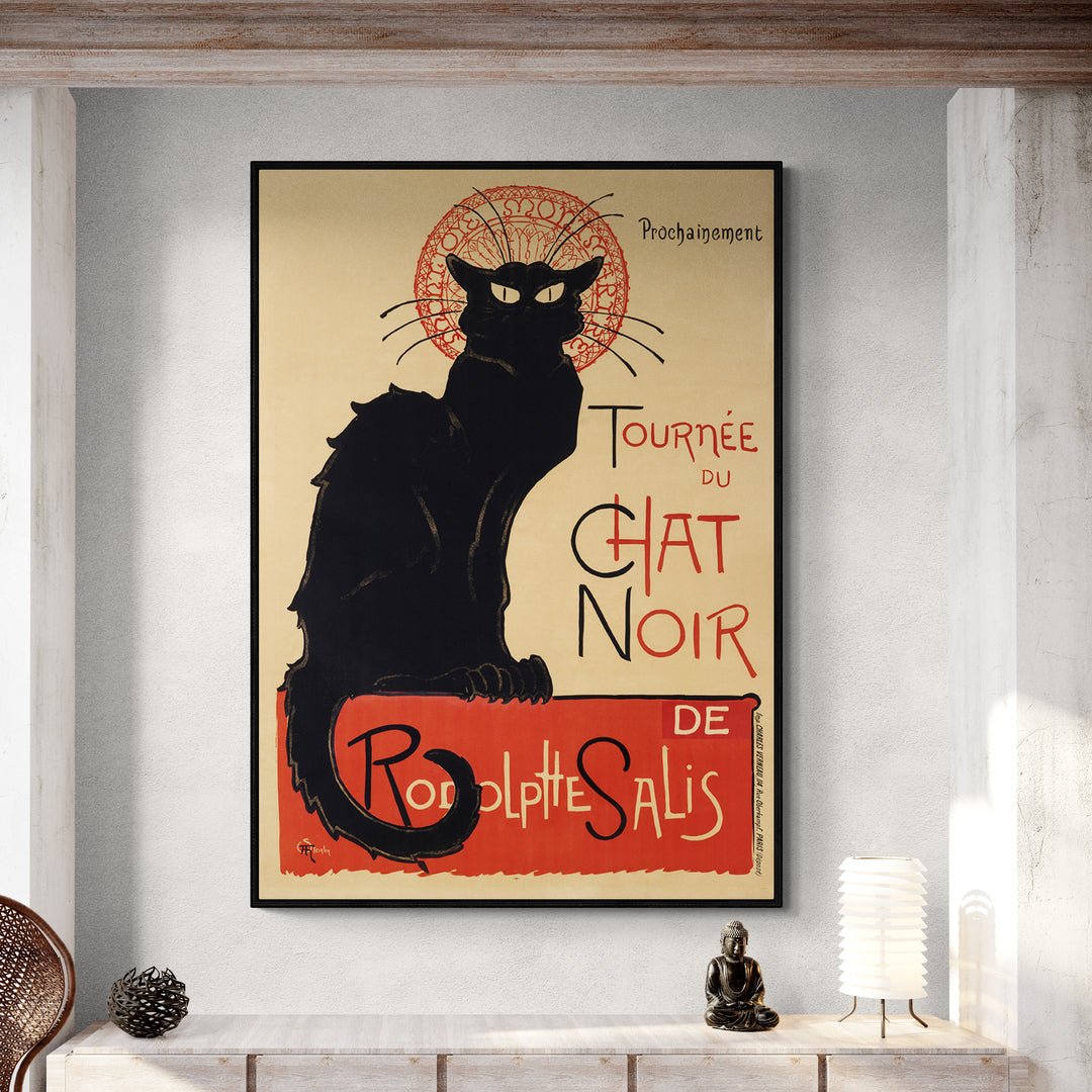 Chat Noir (1896) di T. A. Steinlen