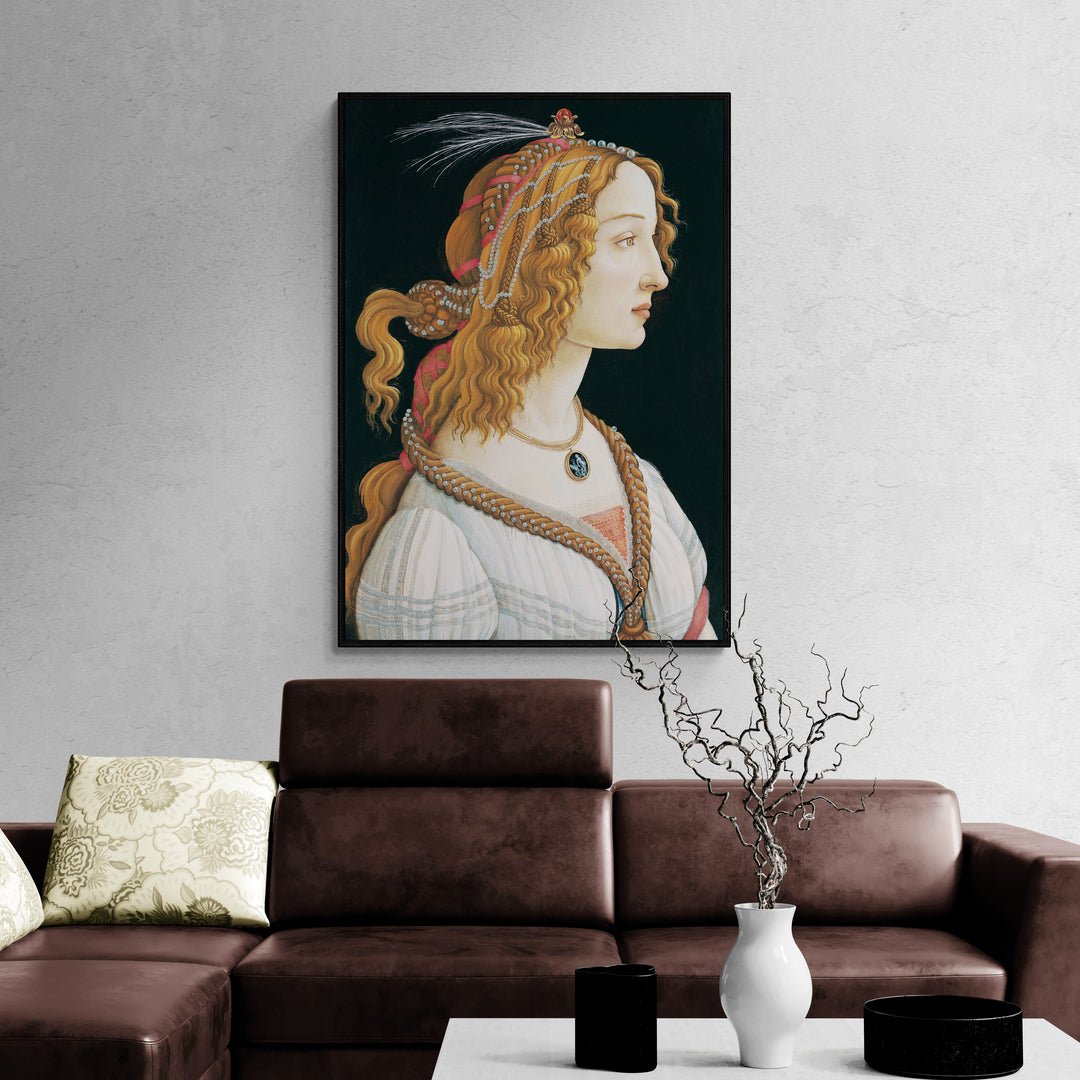 Portrait d'une jeune femme Sandro Botticelli 