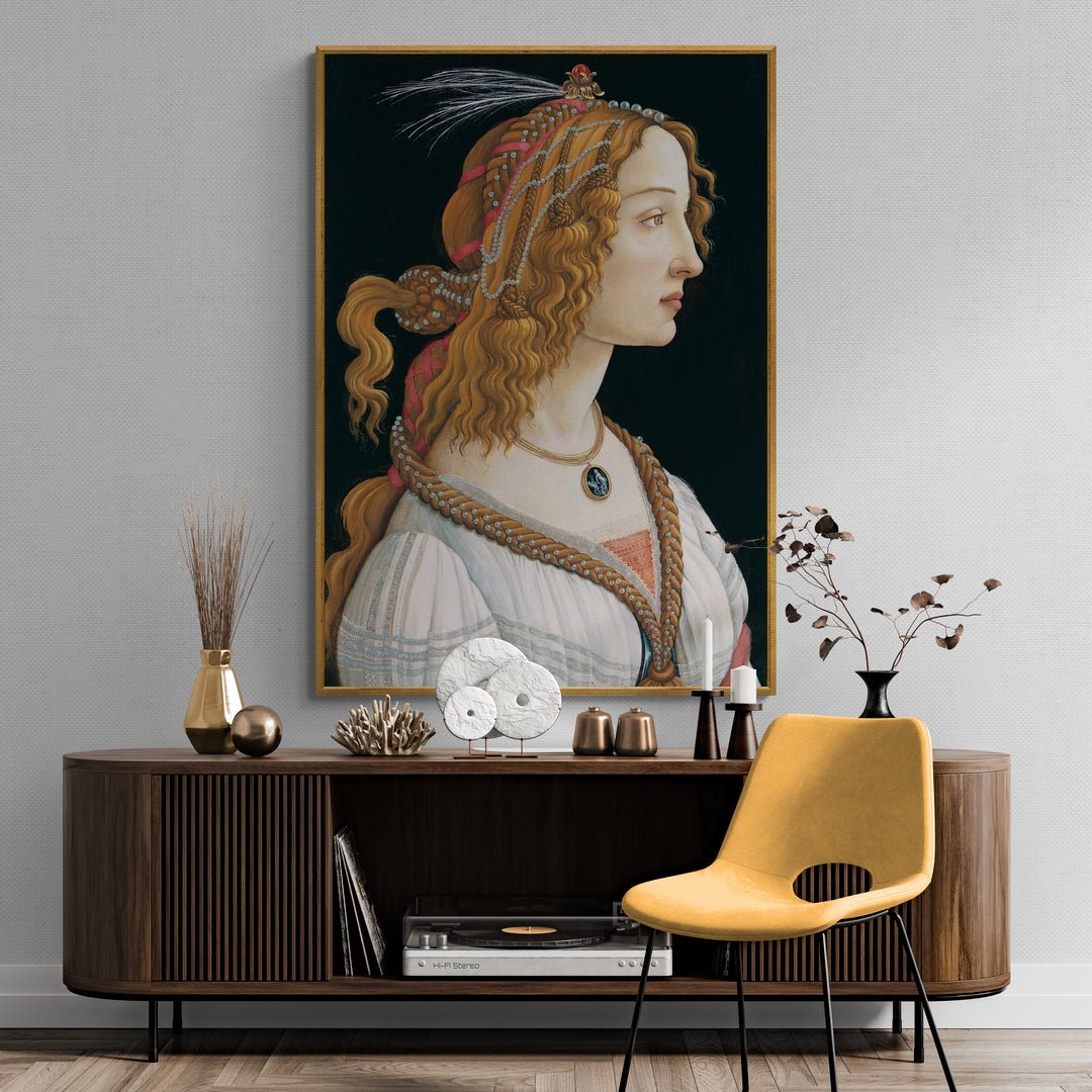 Portrait d'une jeune femme Sandro Botticelli 