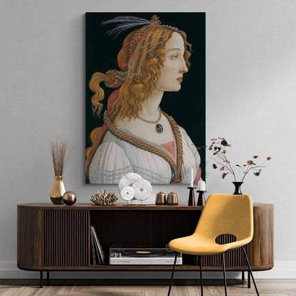 Portrait d'une jeune femme Sandro Botticelli 